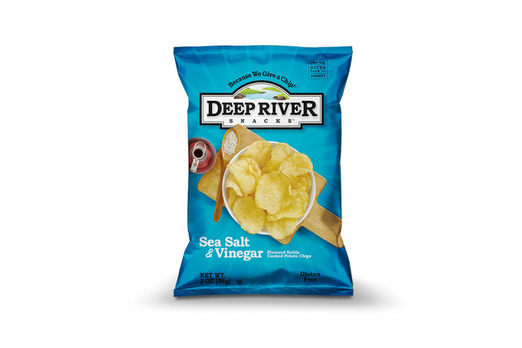 Deep River Chips Crinkle Cut Salt & Vinegar